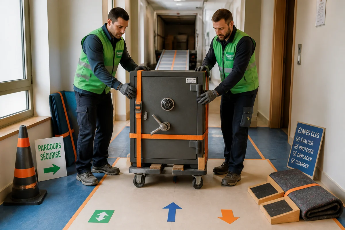 Comment déménager un coffre-fort sans l’endommager